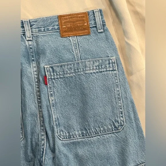 Levi’s High Loose Ample Haut Women’s Blue Jeans - Size 27 - Picture 10 of 14